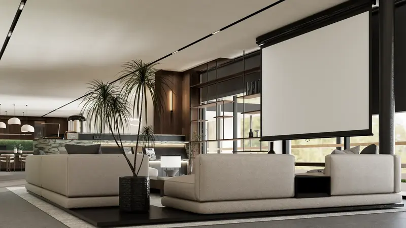 Rice Harmony Unit 1, living room, photo 14
