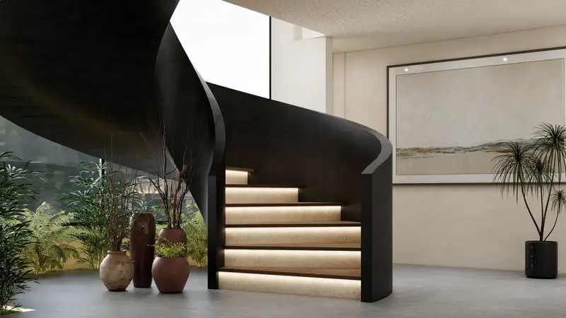 Rice Harmony Unit 1, escalier, photo 26