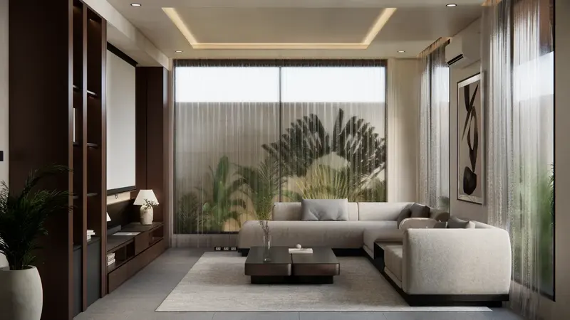Rice Harmony Unit 2, living room, photo 20