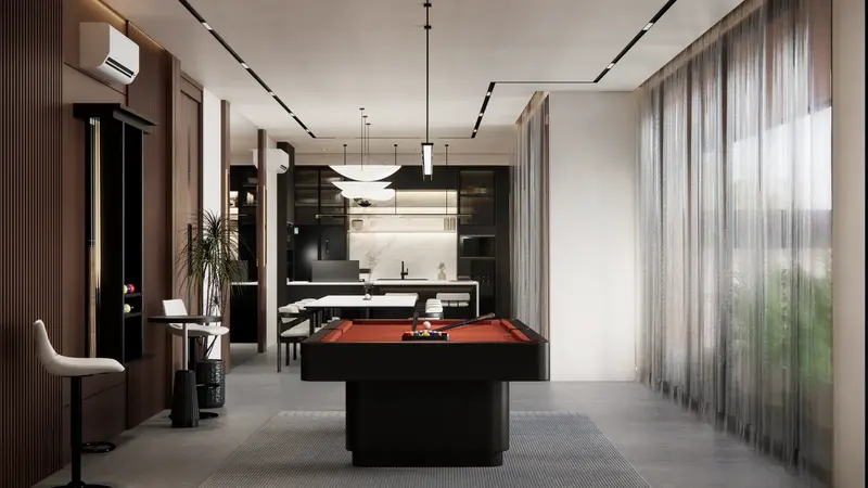 Rice Harmony Unit 2, billiard room, photo 26