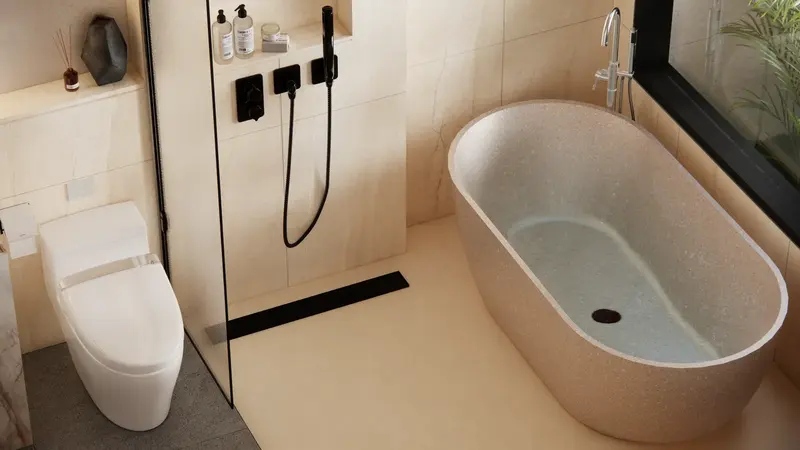 Rice Harmony Unit 2, master bathroom, photo 42