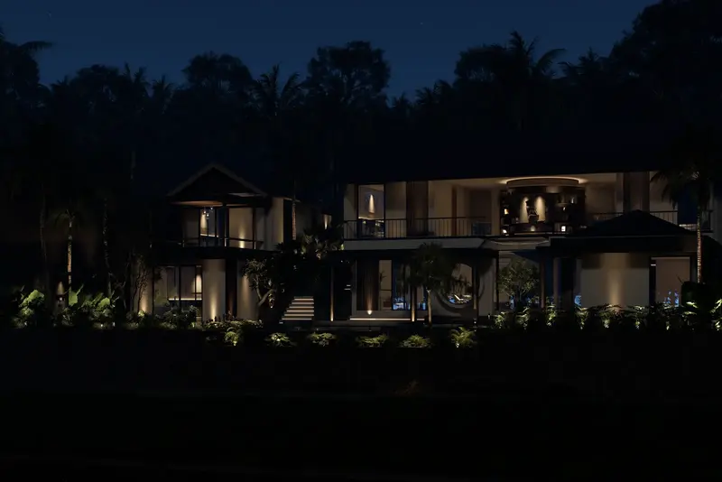 Rice Harmony Residences, facade at night, photo 19