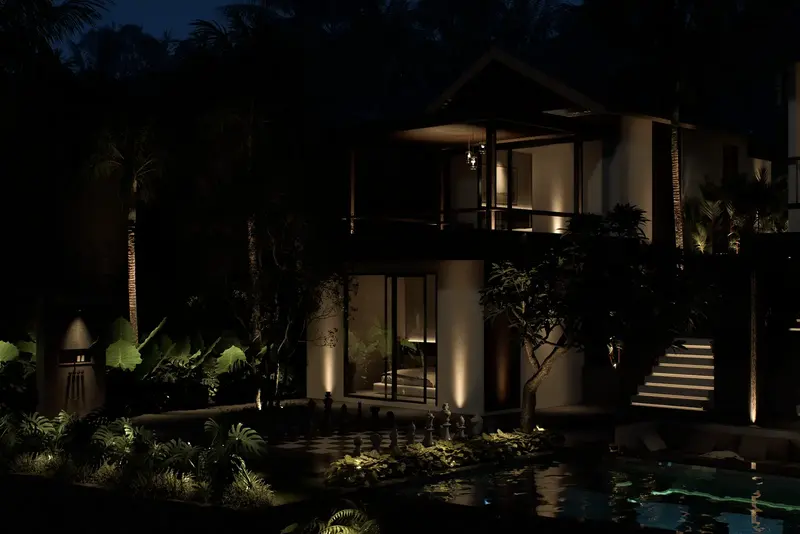 Rice Harmony Residences, exterior at night, photo 22