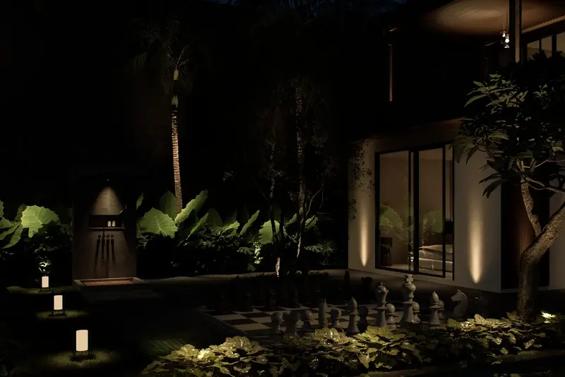 Rice Harmony Residences, garden at night, photo 23