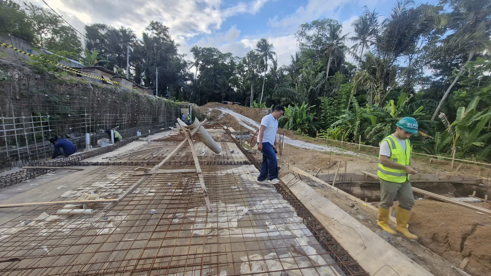 Rice Harmony, slab reinforcement before pouring